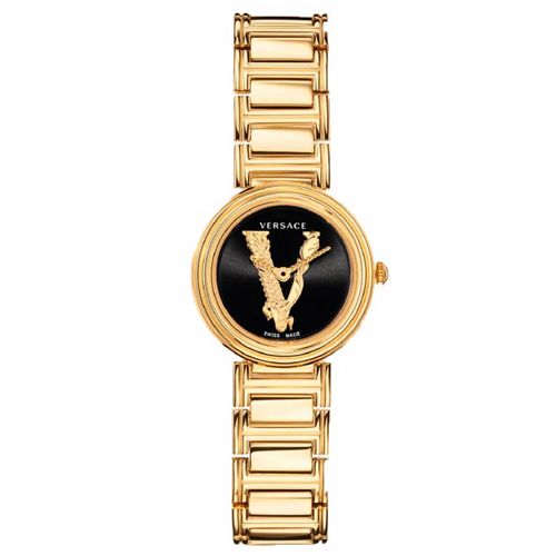 Đồng Hồ Nữ Versace VET300921 Virtus 30mm Watch Màu Vàng Đen