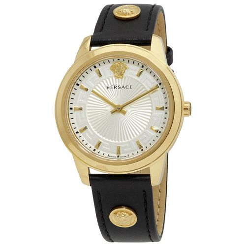 Đồng Hồ Nữ Versace White 38mm Greca Watch VEPX01021 Màu Vàng Đen