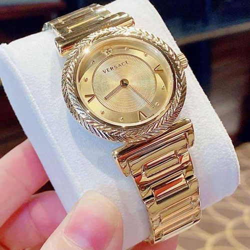 Đồng Hồ Versace V-Motif Gold Watch VERE00618 35mm Cho Nữ-5