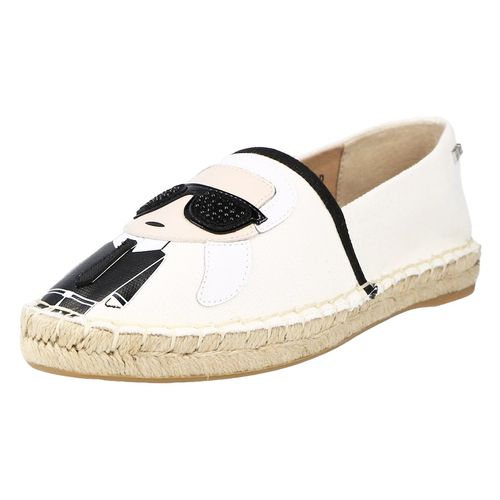 Giày Cói Slip On Karl Lagerfeld Zapatos Planos Casuales Transpirables De Moda Màu Trắng Size 35-1