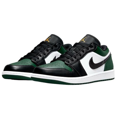 Giày Thể Thao Nike Air Jordan 1 Low Green Toe 553558-371 Màu Xanh Trắng Size 38.5