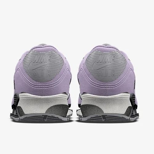 Giày Thể Thao Nike Air Max 90 By You Custom Women's Shoes DZ3650-900 Màu Tím Xám Size 35.5-3