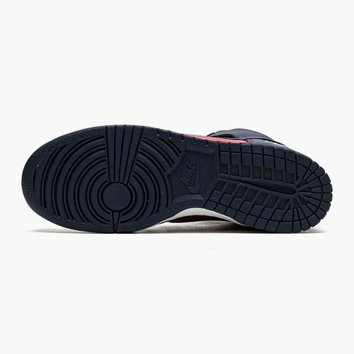 Giày Thể Thao Supreme × Nike SB Dunk High By Any Means Màu Đỏ Phối Xanh Size 37.5-7