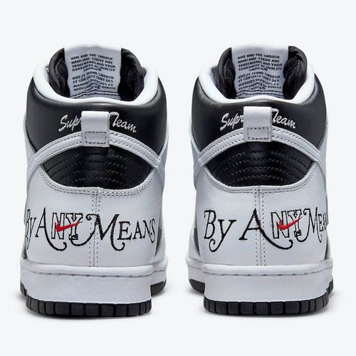 Giày Thể Thao Supreme x Nike SB Dunk High By Any Means DN3741-002 Màu Trắng Phối Đen Size 40-8