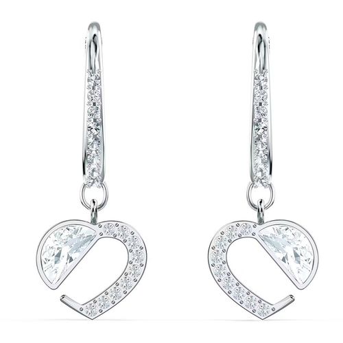 Khuyên Tai Swarovski  Ear-Rings Woman Jewellery ONL Heart 5560122 Màu Bạc