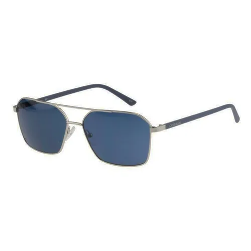 Kính Mát Calvin Klein Men's Sunglasses Blue Navigator CK20300S 045 58 Màu Xanh