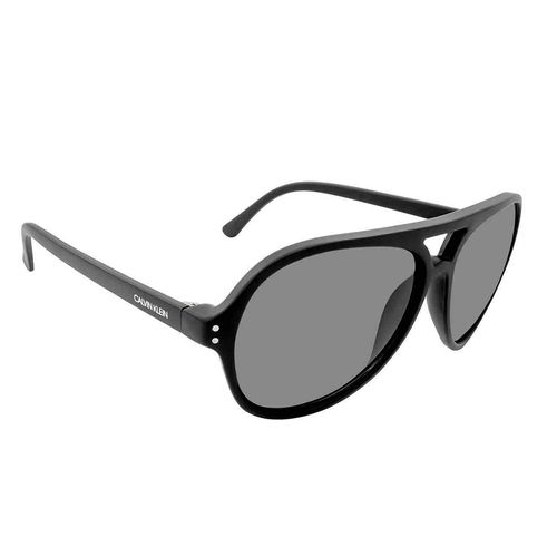 Kính Mát Calvin Klein Men's Sunglasses CK19532S 001 58 Màu Xám Đen-4