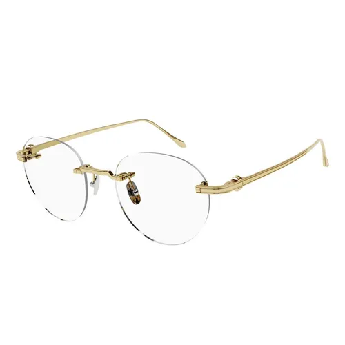 Kính Mắt Cận Unisex Cartier Pasha CT0342O 002 Glasses Trong Suốt