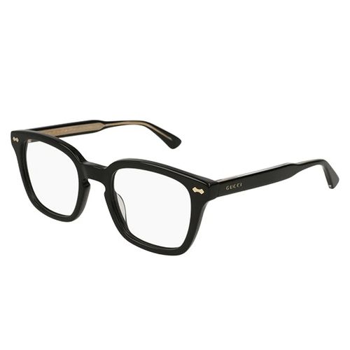 Kính Mắt Cận Gucci Black Square Eyeglasses GG0184O 001 50  Màu Đen