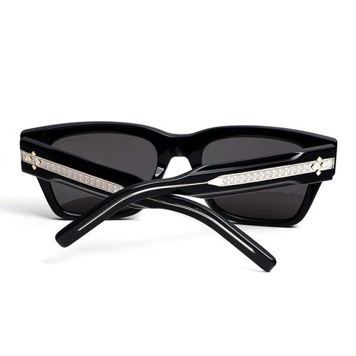 Kính Mát Dior CD Diamond Sunglasses S2I 10AO Màu Đen Xám-4