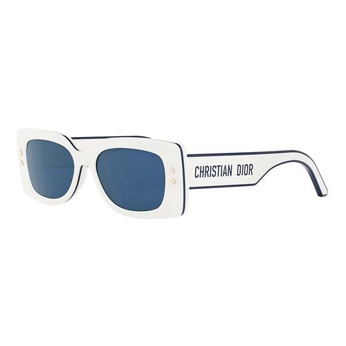 Kính Mát Dior DiorPacific Sunglasses S1U 95BO Màu Trắng Xanh