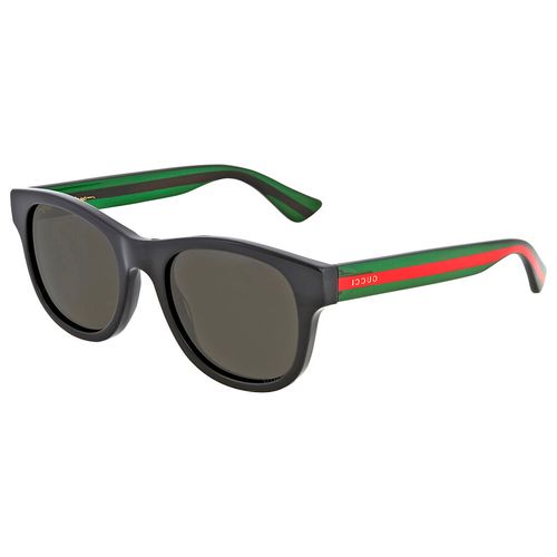 Kính Mát Gucci Polarized Grey Square Men's Sunglasses GG0003S 006 52 Màu Đen
