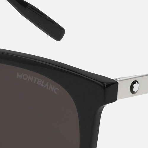 Kính Mát Montblanc Acetate Square Sunglasses MB123985 Màu Đen Xám-2