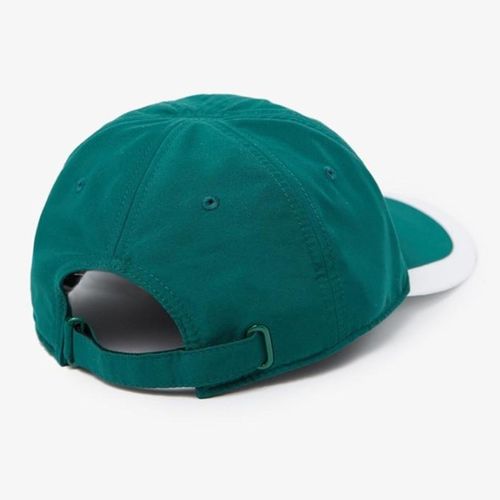 Mũ Lacoste Sport Contrast Border Lightweight Hat RK5398L Màu Xanh Green-2