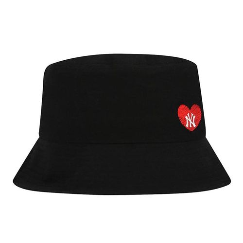 Mũ MLB Heart Side-Logo Overfit Bucket Hat New York Yankees 32CPH9111-50L Màu Đen-6
