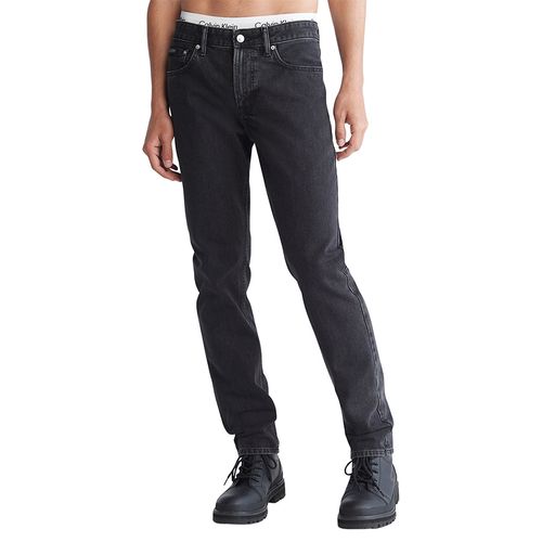 Quần Jean Calvin Klein CK Slim Fit Essential Black 40JP769401 Màu Đen Size 36-1