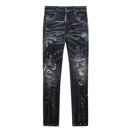 Quần Jean Dsquared2 Logo Printed Skater S74LB1296 S30503 900 Màu Đen Size 44