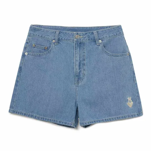 Quần Short MLB Denim New York Yankees 3FDPH0133-50SBL Màu Xanh Nhạt Size S - Thời trang - Vua Hàng Hiệu