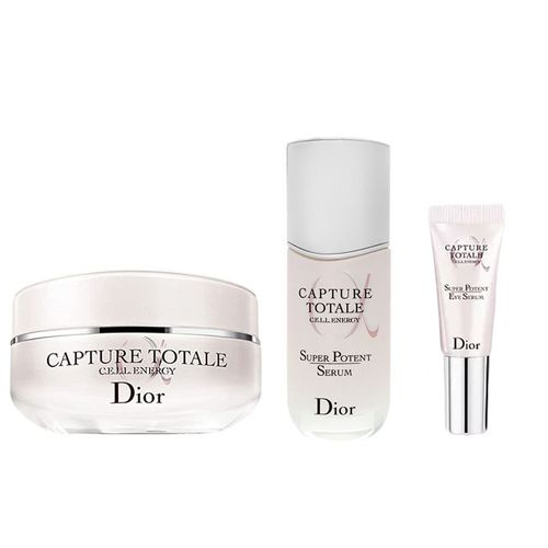 Set Dưỡng Da Dior Capture Total Cell Energy A Rejuvenating Ritual, 3 Anti-Aging & Firming Skincare Collections (Kèm Túi Đựng)