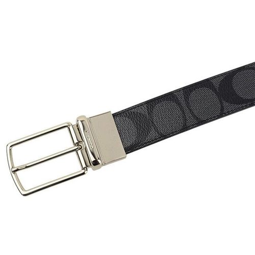 Thắt Lưng Coach Signature Mod Plaque Harness Cut To Size Reversible Belt F65242 Màu Đen-4