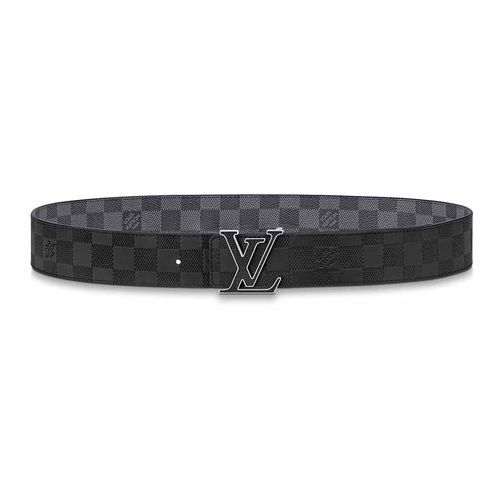 Thắt Lưng Louis Vuitton Initials 40mm Reversible Belt M0668Q Màu Đen Size 110