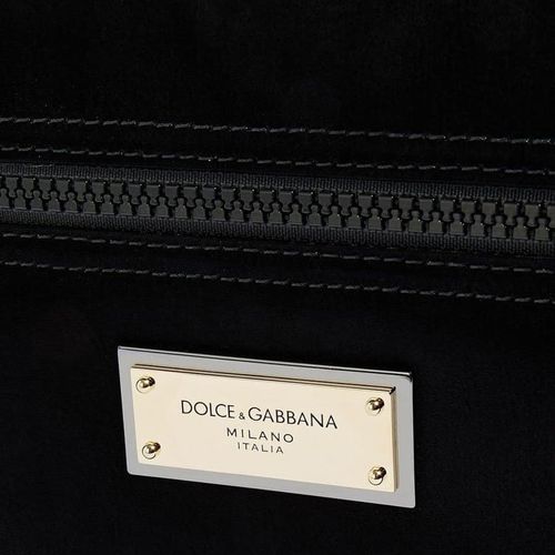 Túi Cầm Tay Dolce & Gabbana D&G Logo Plaque Bag BT0988AO243 Màu Đen-3