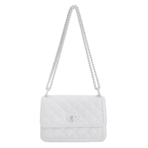 Túi Đeo Chéo Charles & Keith CNK Micaela Quilted Chain Bag 80151280-1 White Màu Trắng
