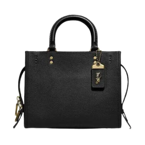 Túi Đeo Chéo Nữ Coach Rogue 25 In Regenerative Leather C3877 Màu Đen