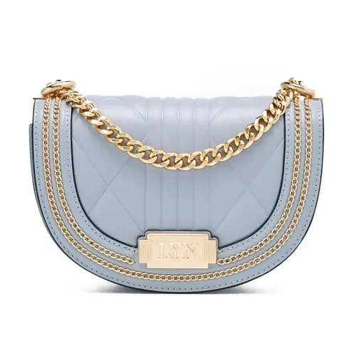 Túi xách - Túi Đeo Chéo Lyn Ammy Crossbody Bags LL23CBF293 Màu Xanh Blue - Vua Hàng Hiệu