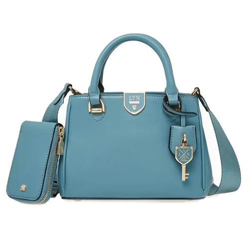Túi xách - Túi Đeo Chéo Lyn Astraea Top Handle S Handbags LL23CBF168 Màu Xanh Blue - Vua Hàng Hiệu