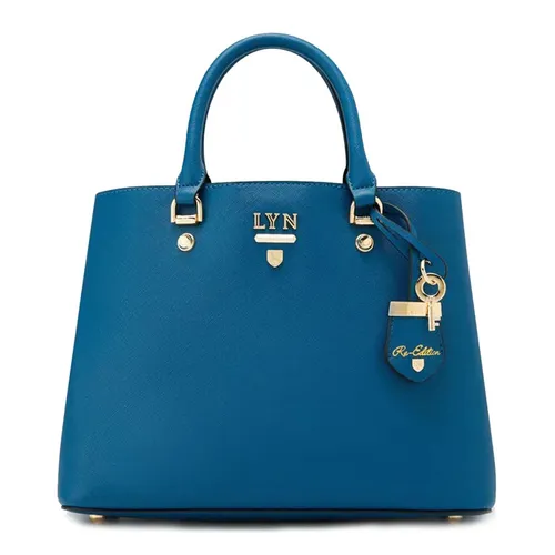 Túi xách - Túi Đeo Chéo Lyn Athena Re-Edit Top Handle L Handbags LL22WBF293 Màu Xanh Blue - Vua Hàng Hiệu