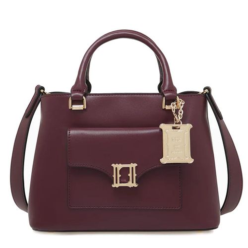 Túi Đeo Chéo Lyn Lordess Top Handle M Handbags LL23CBS052 Màu Đỏ Thẫm-4