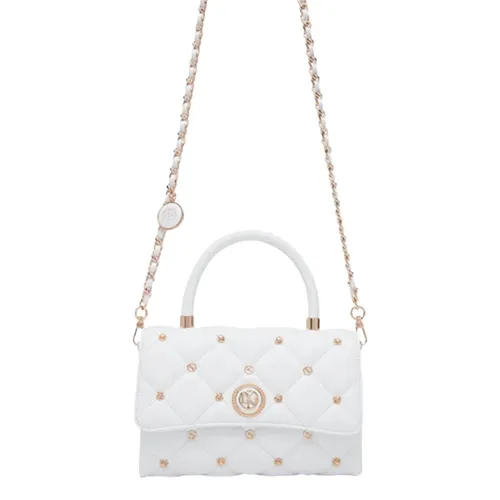 Túi Đeo Chéo Lyn Roseroma Stud Handbags LL23CBF173 Màu Trắng