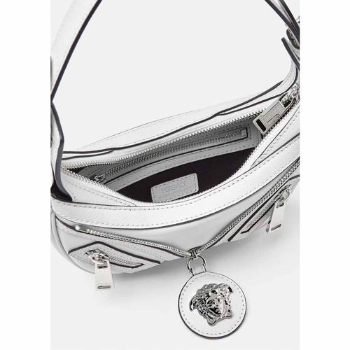 Túi Đeo Chéo Versace Repeat Medusa Mini Top-Handle Bag Màu Trắng-6