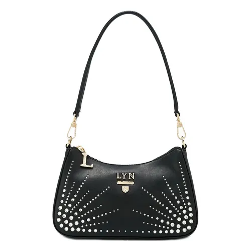 Túi Đeo Vai Lyn Tricia Crystal Shoulder Bags Logo LL22WBF273 Màu Đen