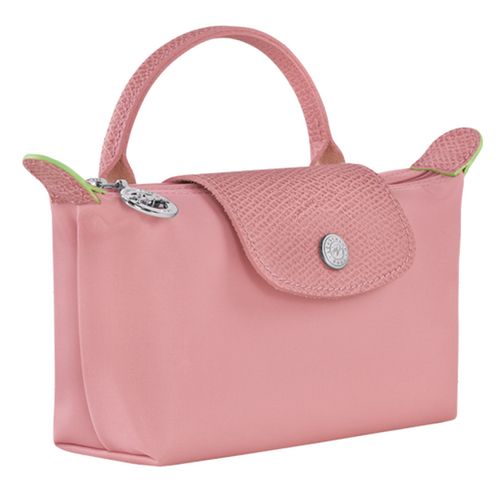 Túi Xách Longchamp Le Pliage Recycled Fabric Pouch With Handle Pink 34175919P72 Màu Hồng-2