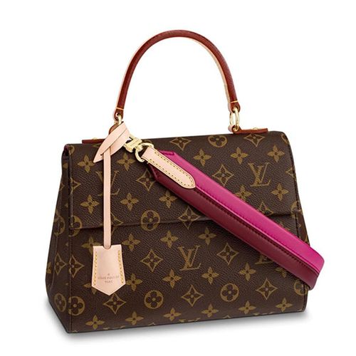 Túi Xách Nữ  Louis Vuitton LV Cluny BB 2way Handbag Shoulder Bag Màu Nâu-1