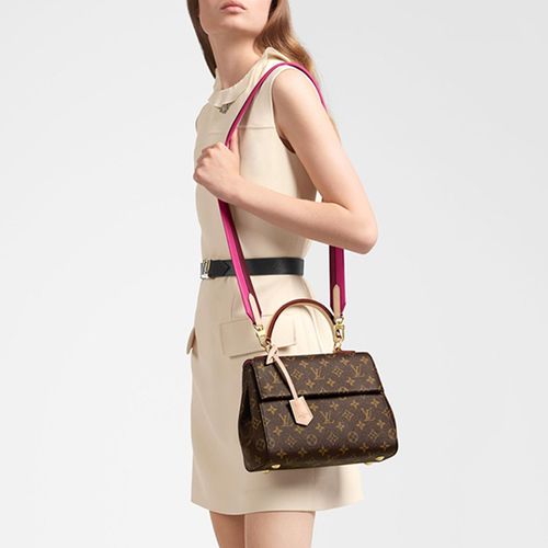 Túi Xách Nữ  Louis Vuitton LV Cluny BB 2way Handbag Shoulder Bag Màu Nâu-2
