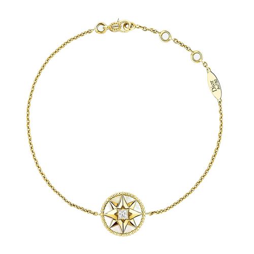 Vòng Đeo Tay Dior Rose Des Vents Braceletyellow Gold, Diamond And Mother-Of-Pearl JRDV95001_0000 Màu Vàng (Chế Tác)