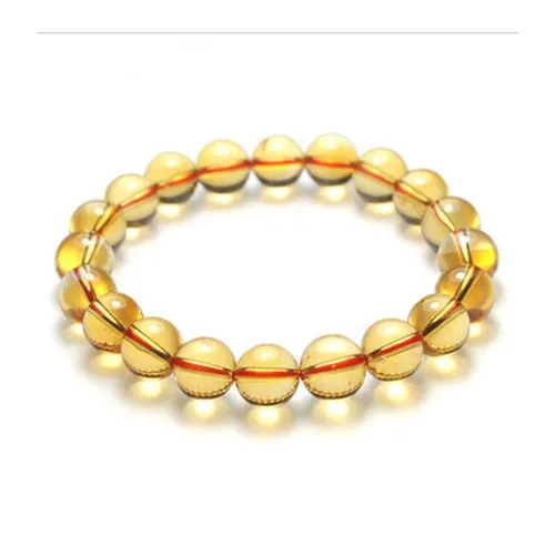 Vòng Đeo Tay LiLi Jewelry Thạch Anh Vàng Citrine 7A LILI_378984 Màu Vàng Kích Thước Đá 6mm - Trang sức - Vua Hàng Hiệu