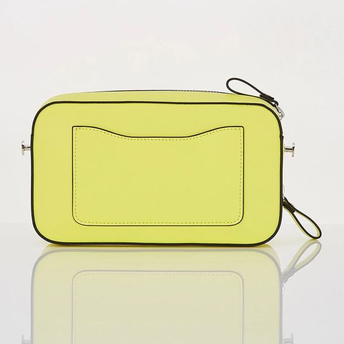 Túi Đeo Chéo Nữ Stretch Angels Panini Metal Logo Solid Light Yellow Bag Màu Vàng Chanh-3
