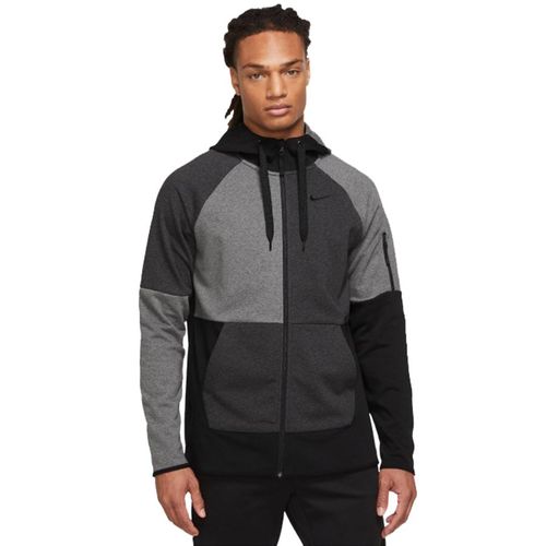 Áo Hoodie Nam Nike Sweat Jacket Dri-Fit Fleece 3 Mo Graphic Full Zip DQ4788-032 Màu Đen Xám Size XL-1