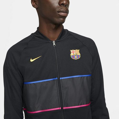 Áo Khoác Nam Nike Soccer Wear Replica Wear FC Barcelona I96 Anthem Full Zip Jacket CL DB7812 014 Màu Đen Size XL-4