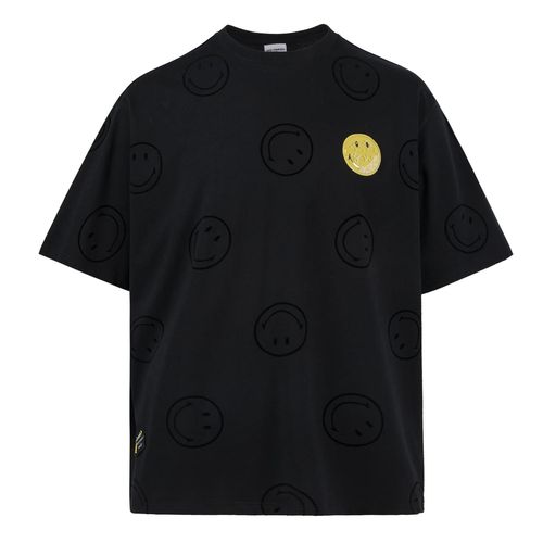 Áo Phông 13 De Marzo Allover Smiley Palda Bear T-shirt FR-JX-151 Màu Đen Size S