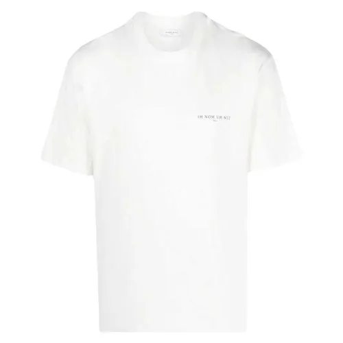 Ih Nom Uh Nit - Áo Phông Nam IH Nom Uh Nit Tshirt White Logo Mask Printed Nus23244 081 Màu Trắng Size XS - Vua Hàng Hiệu