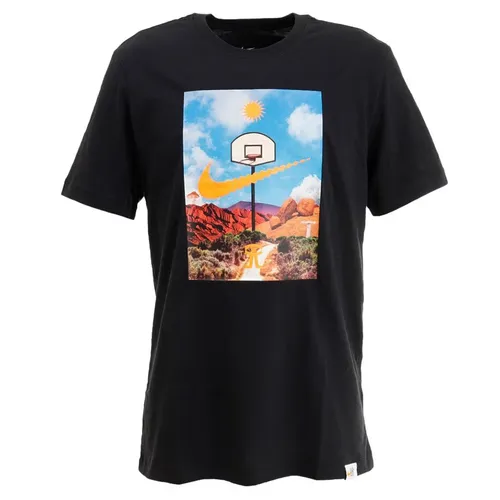 Áo Phông Nam Nike Basketball Hoop Photo Tshirt DQ1910-010 Màu Đen Size L