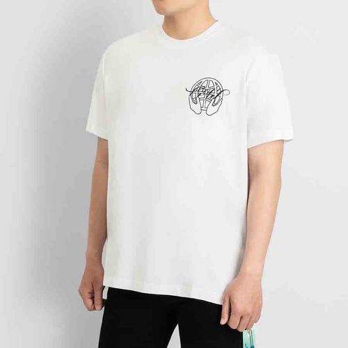 Áo Phông Nam Off-White Tshirt White With Logo Hand Arrow Printed OMAA038S23JER0030110 Màu Trắng Size XXS-3
