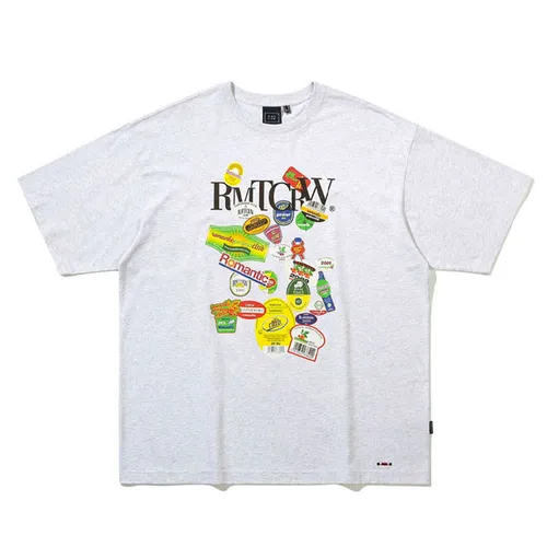 Áo Phông Romantic Crown Fruit Label Tee Tshirt Màu Xám - Thời trang - Vua Hàng Hiệu