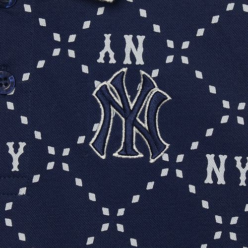 Áo Polo Trẻ Em MLB Diamond Monogram Pique New York Yankees 7APQMD133-50NYS  Màu Xanh Navy-8
