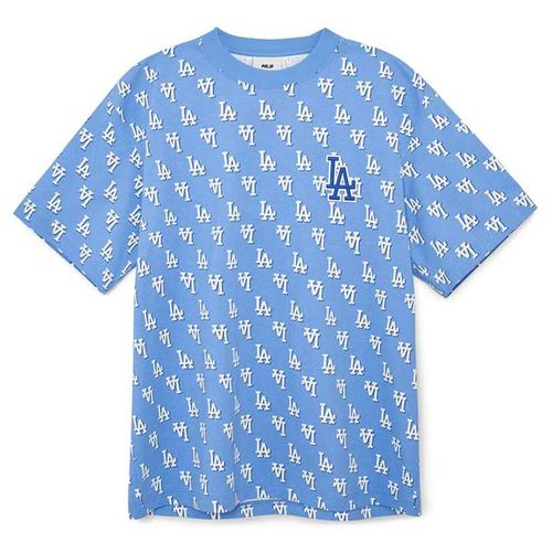 Áo Thun MLB Logo T-Shirts LA Dodgers 3ATSM1133-07CBL Màu Xanh Blue Size M